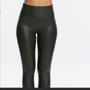 Black leather spanx !